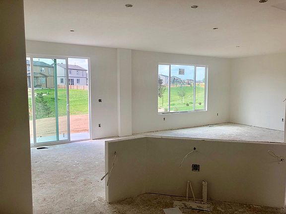 Actual house, construction in progress