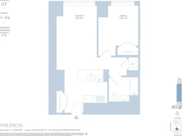 99 Hudson St #4907, Jersey City, NJ 07302