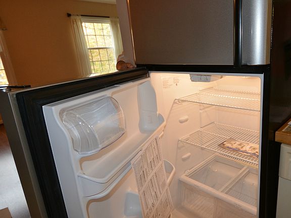 New stainless refrigerator