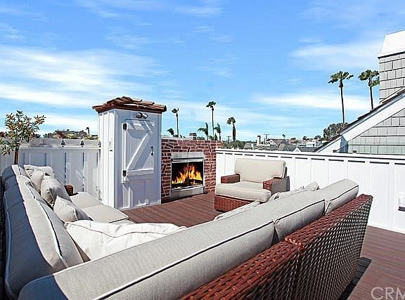 Spectacular roof top deck with fireplace, complete kitchen and dumbwaiter