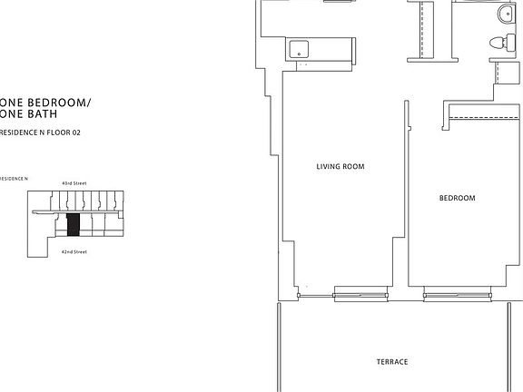 2nd image of 520 W 43rd St APT 2N
