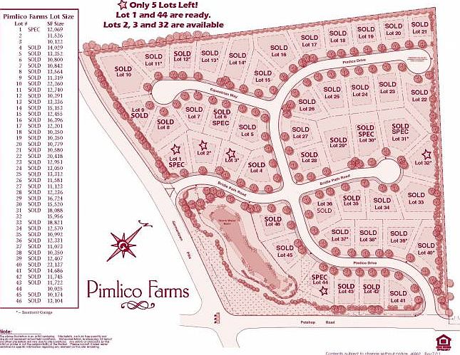 Pimlico Farms Site Plan