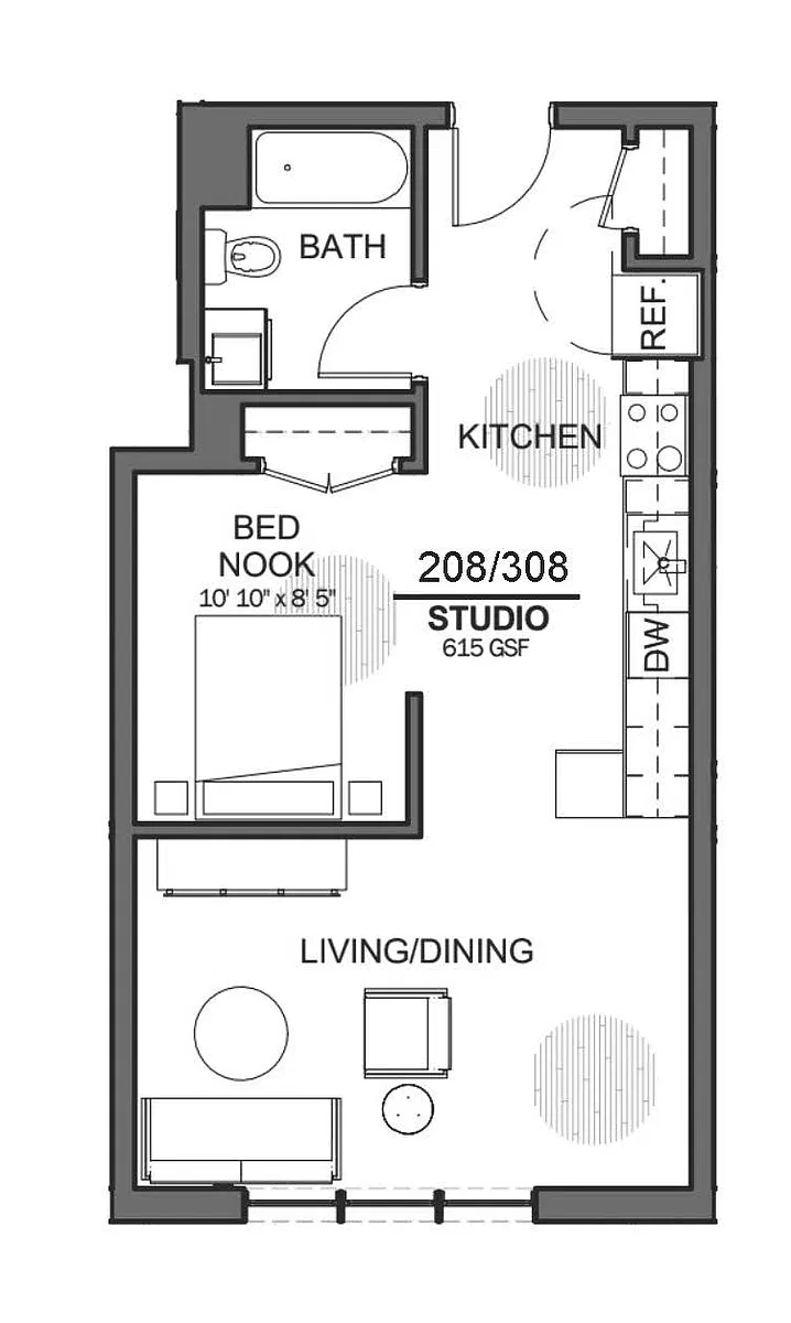 Floor plan Studio