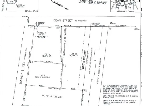 LOT 3 Summer St, Mansfield, MA 02048
