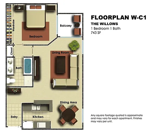 Floor plan W-C1