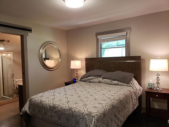 Master bedroom with double closet and ensuite bathroom