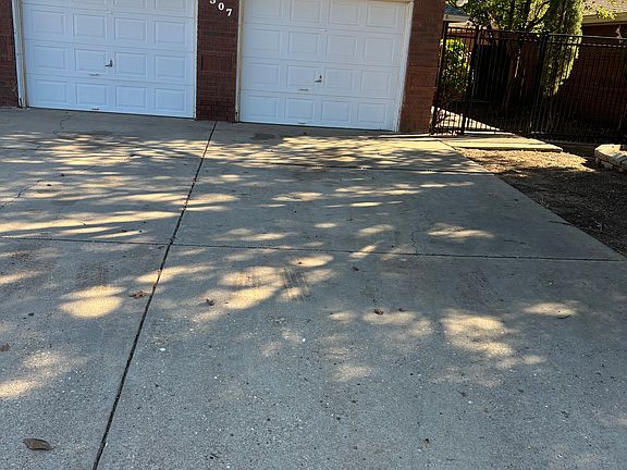 Two car garage with openers