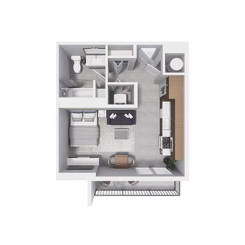 Floor plan 0x1 - 405sqft - S4
