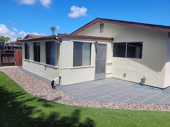 Newly upgraded back yard and patio