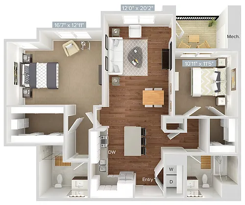 Floor plan B6-515