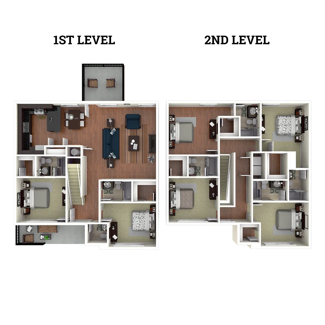 Floor plan Belmont 6x6.5