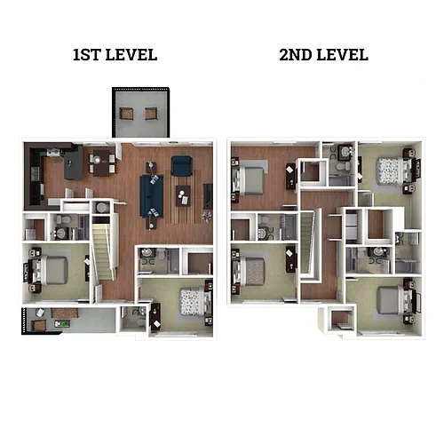 Floor plan Belmont 6x6.5