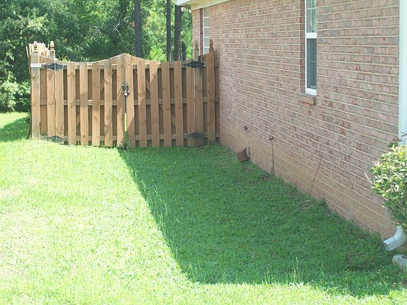 Beautiful privacy fence