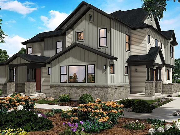 Elevation A of Villa Two at Villa Portfolio at Brighton Crossings in Brighton, Colorado by Brookfiel