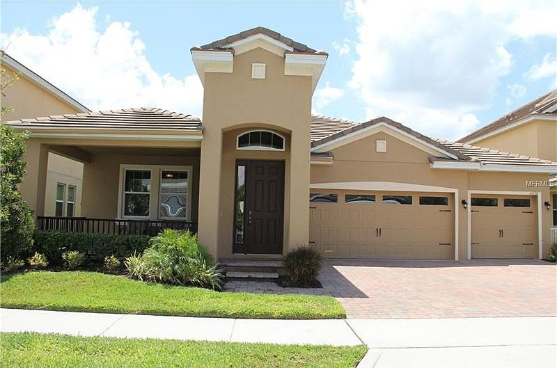 Exterior Front with 3-car garage