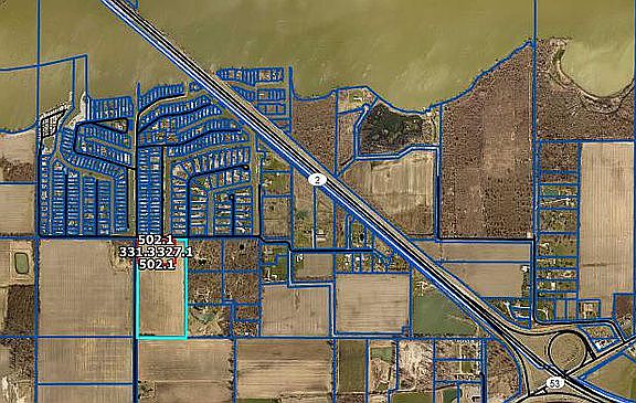 just south of Nugents Canal