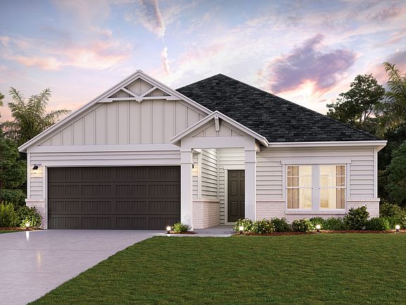 Yellow Jasmine Farmhouse Elevation