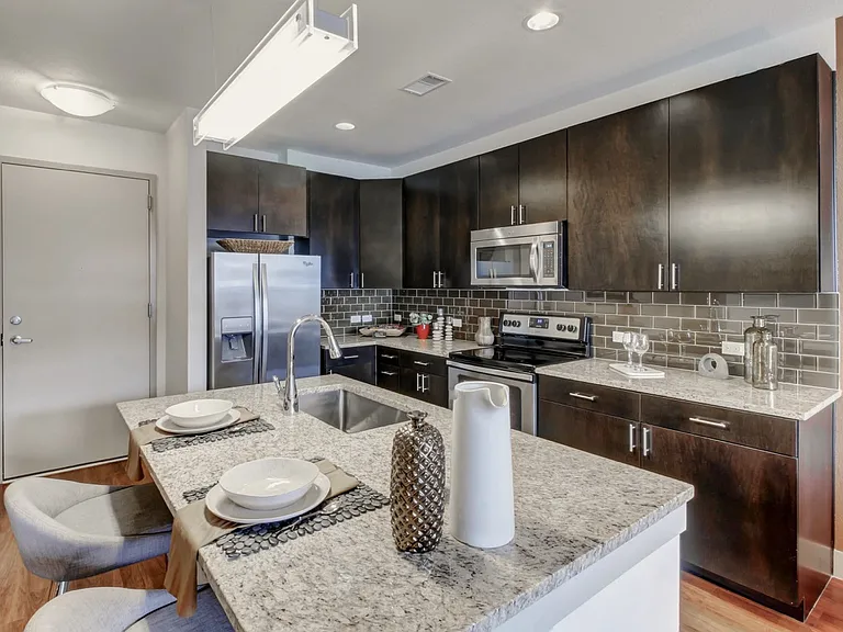 Classic model home kitchen.