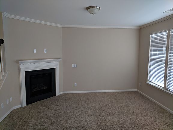 Living room with gas fireplace