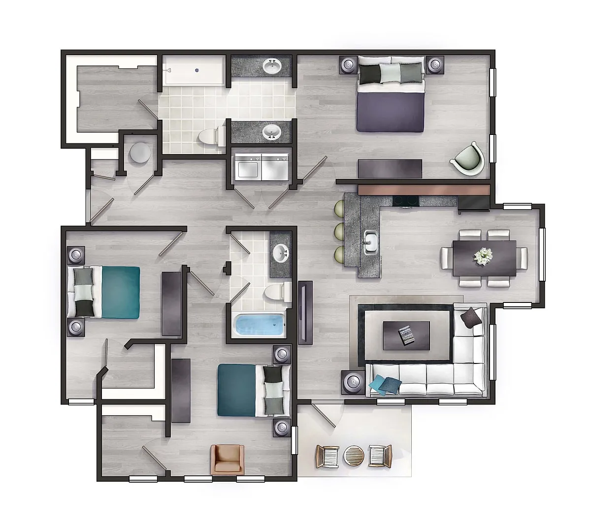 Floor plan The Ellington