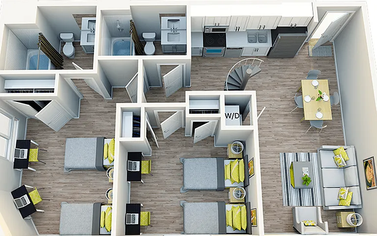 2BR/2BA - Penthouse 2BR/2BA - Penthouse