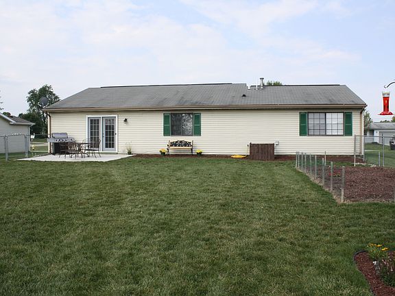 Rear with patio, garden, shed & playset