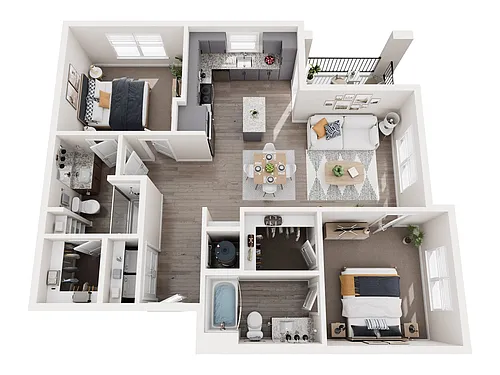 Floor plan B2