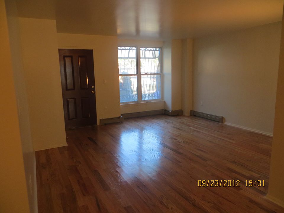 front door and living room
