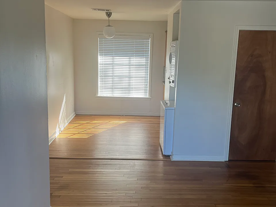 View front door of living room