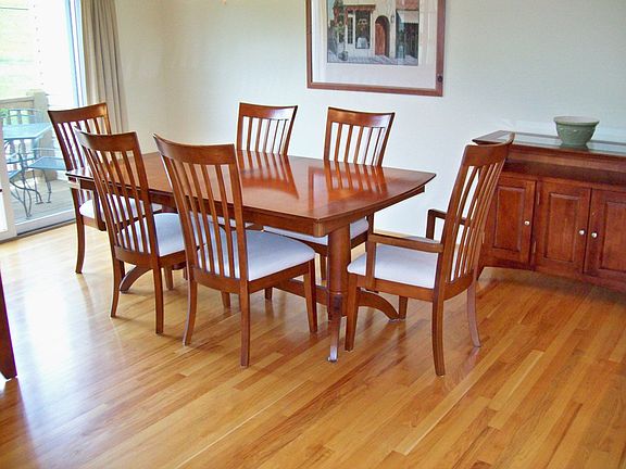 Beautiful Hardwood Floors in the Dining Room