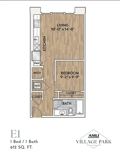 Floor plan E1