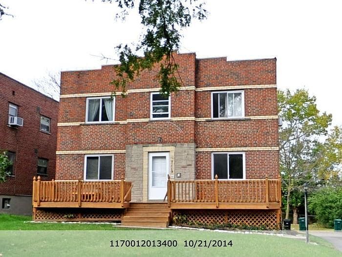 front of the house with deck