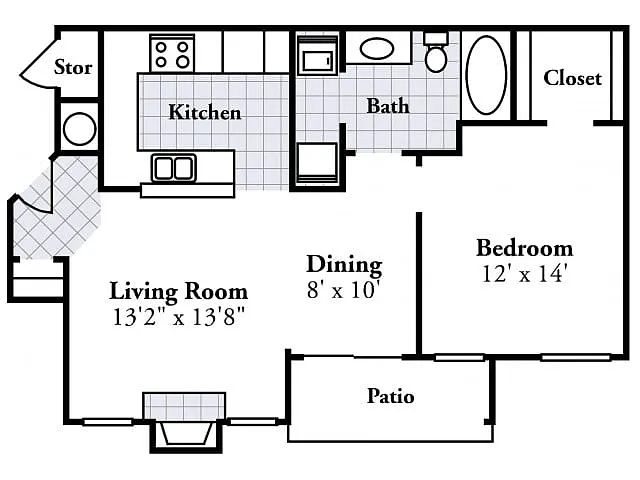 Floor plan Deluxe