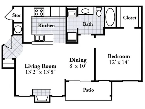 Floor plan Deluxe