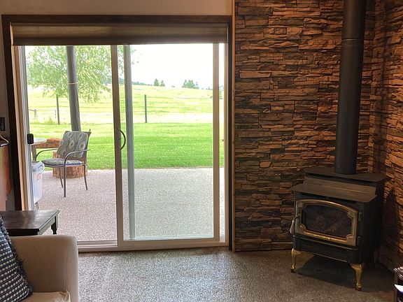 Sliders to covered patio