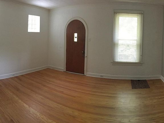 front entry and living room