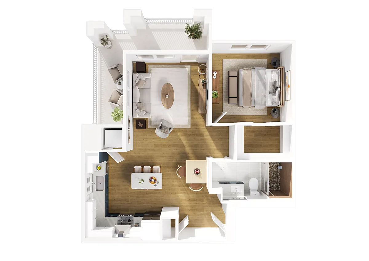 Floor plan A4 Bungalows
