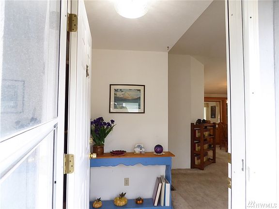 Open the screen door out, main door in. There is our entry!