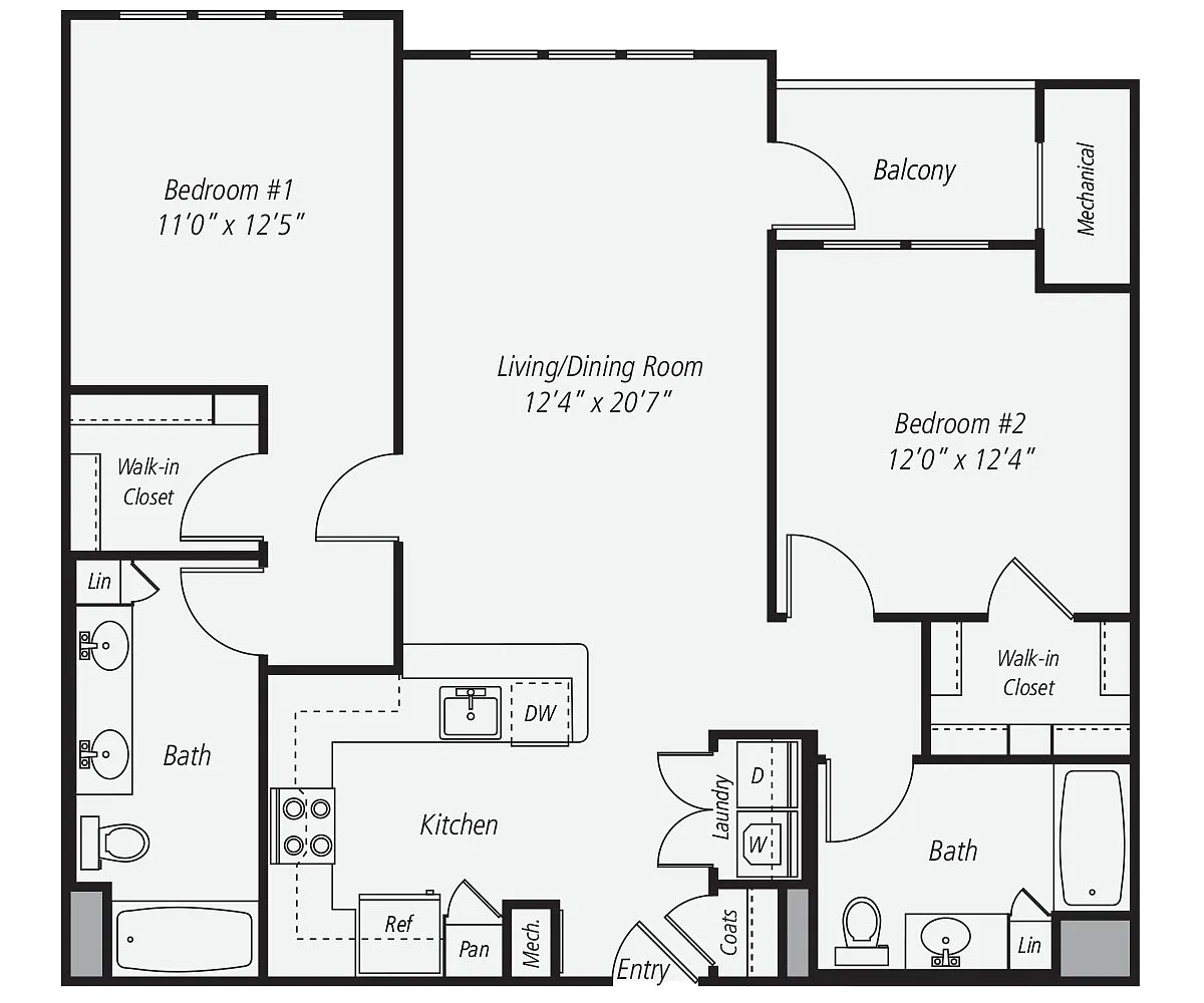 Floor plan B2-X-1134