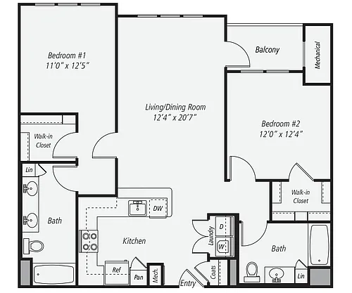 Floor plan B2-X-1134