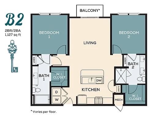 Floor plan B2