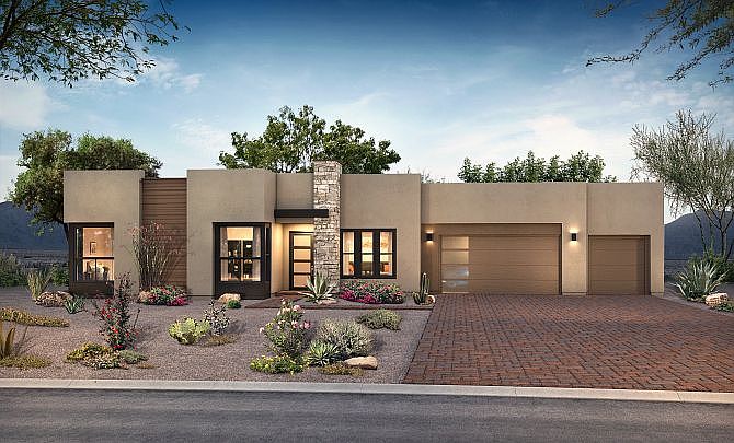 Desert Contemporary Elevation B