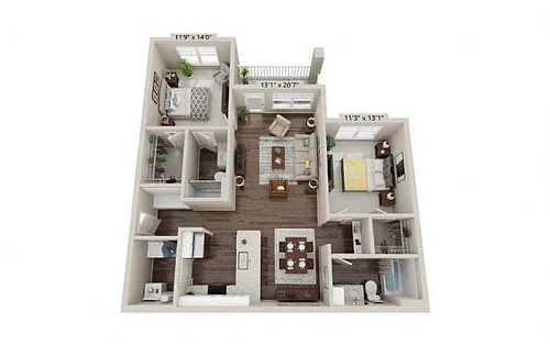 Floor plan B2
