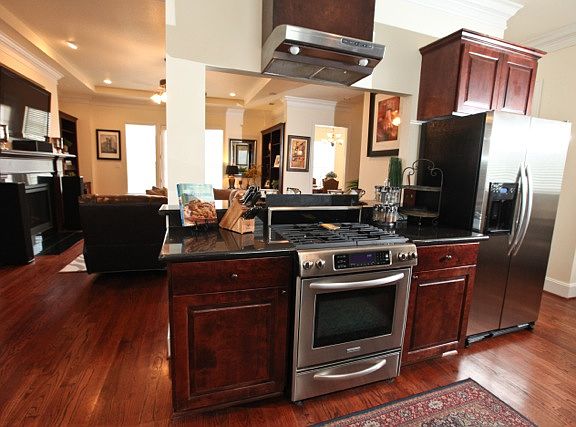 Kitchen looking towards Den.