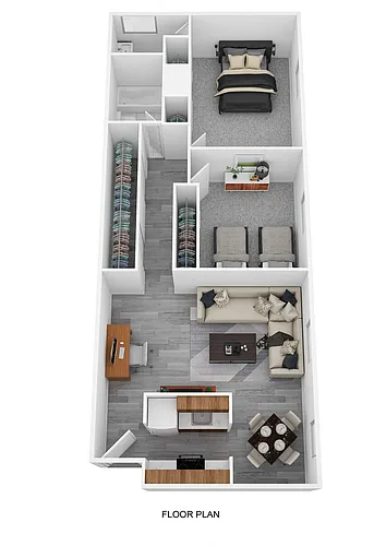Floor plan 2 Bedroom Deluxe