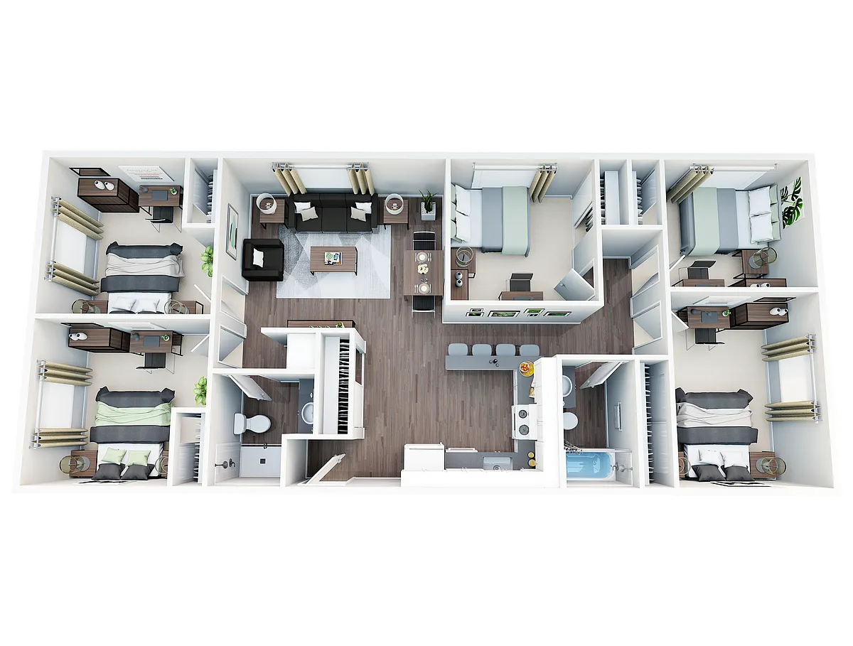Floor plan 5X2