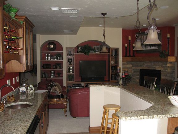 Finished Downstairs with wet bar