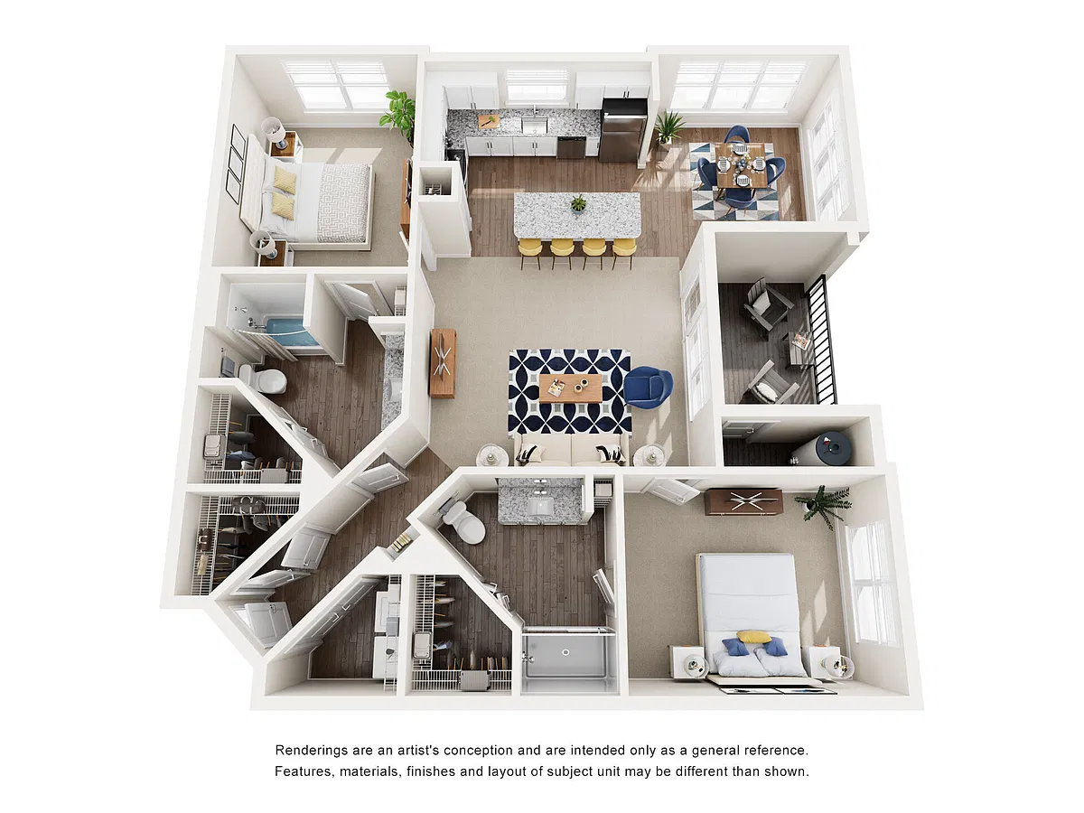 Floor plan B2 - Hawthorne