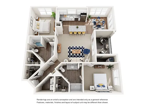 Floor plan B2 - Hawthorne