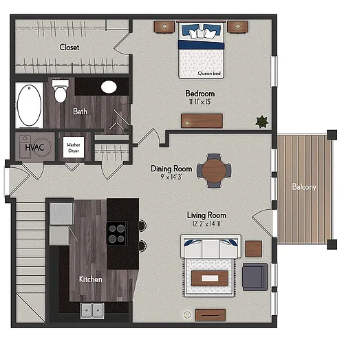 Floor plan The Rozier